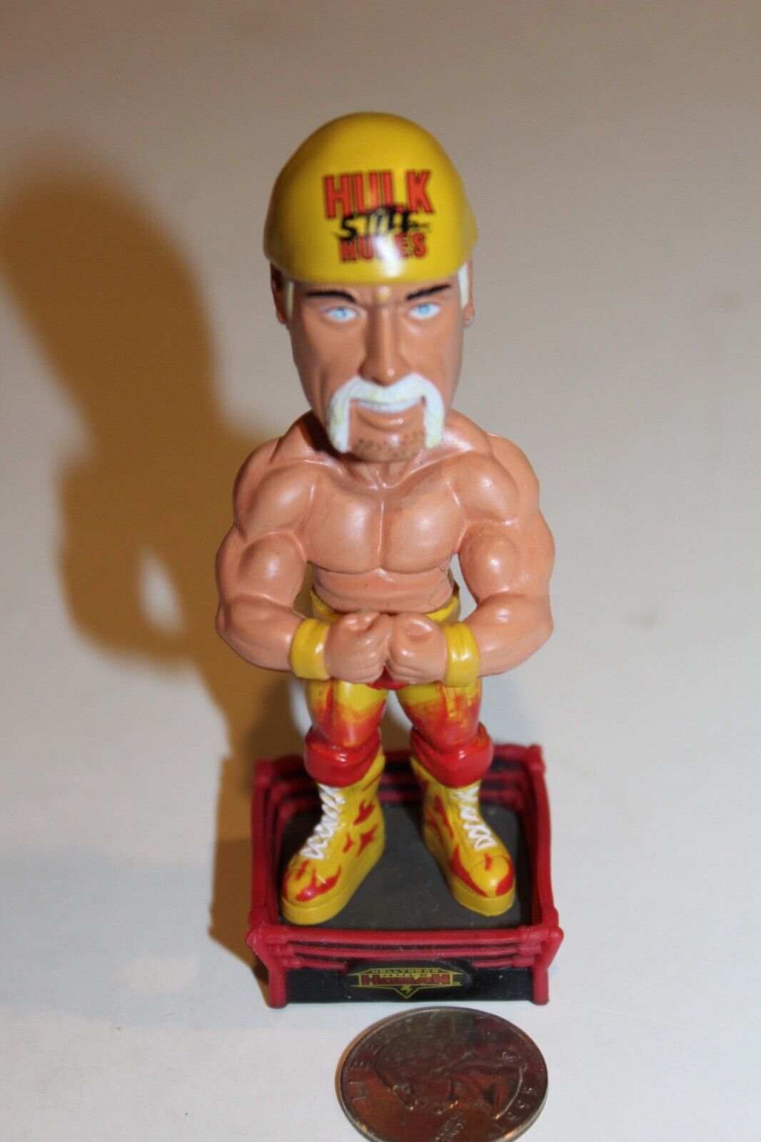 Hollywood Hulk Hogan Hulk Still Rules Rumble Heads Bobblehead WWE 2002 4\