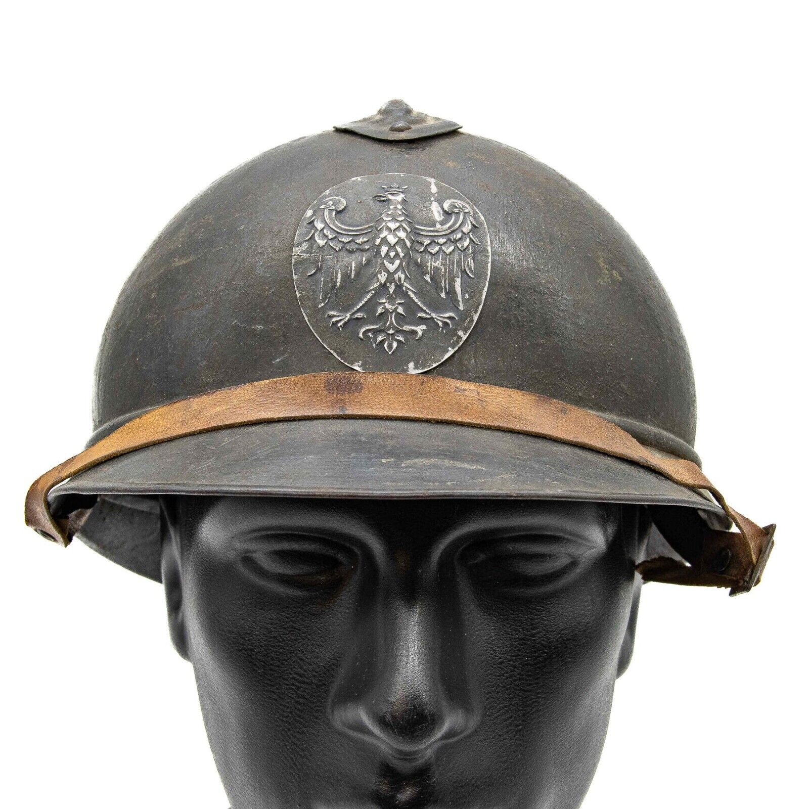Rare WWI Polish Legion in France Adrian Helmet