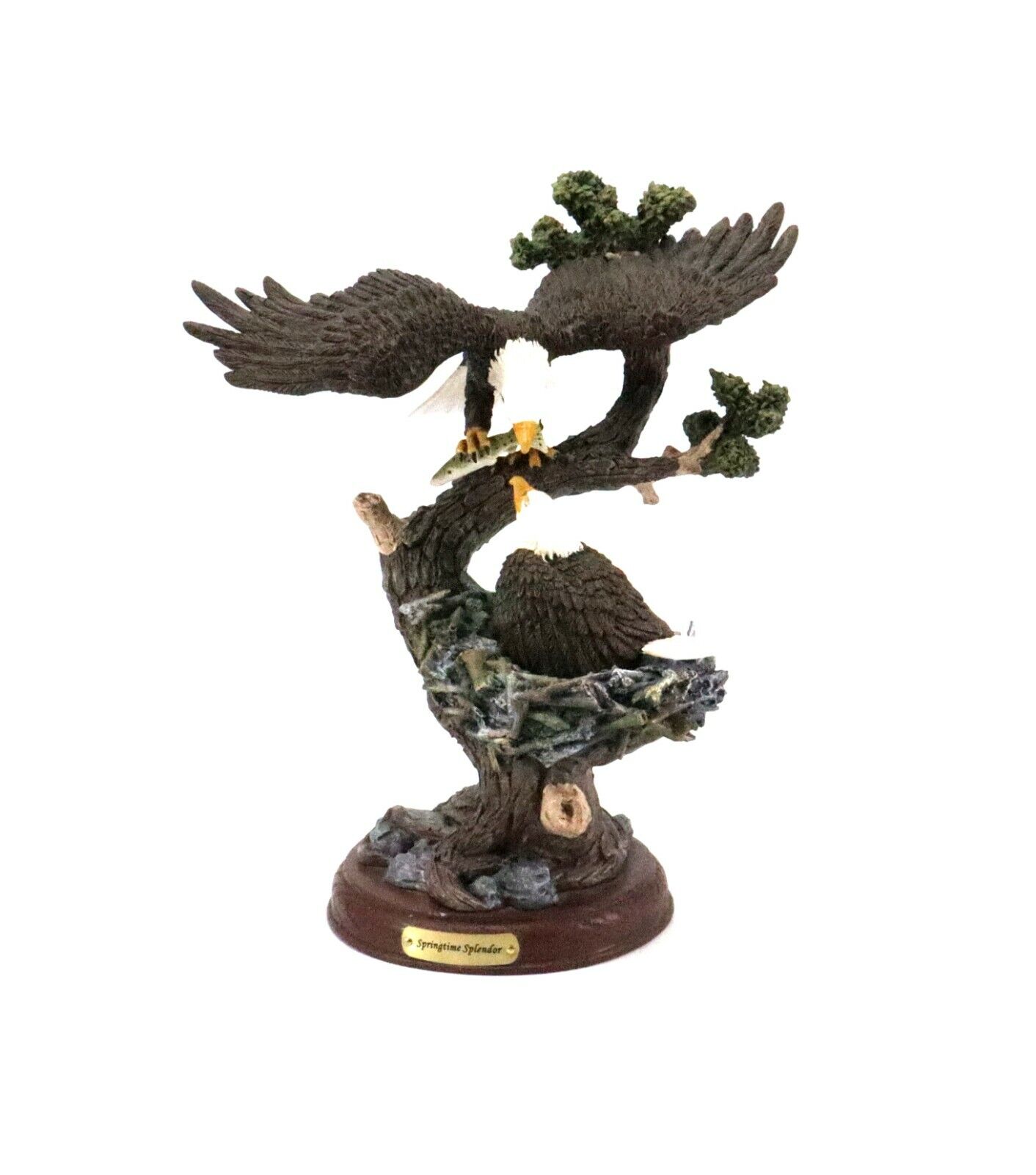Protectors of the Nest Collection SPRINGTIME SPLENDER Figurine 2 Eagles #A1054