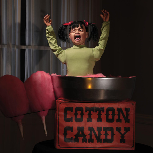 Cotton Candice Animated Prop Candy Machine Haunted House Halloween Carnival New