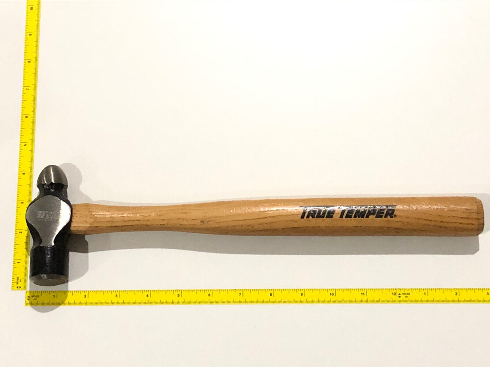 Vintage True Temper Ball Peen Hammer 16 Oz 1016 Wood Handle Tool 🇺🇸 Rare NOS