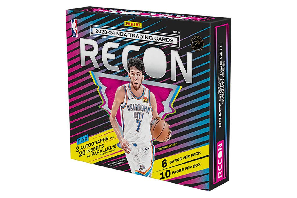 2023/24 Panini Recon Basketball Hobby Box **FACTORY SEALED, 10 PACK, 2 AUTOS**