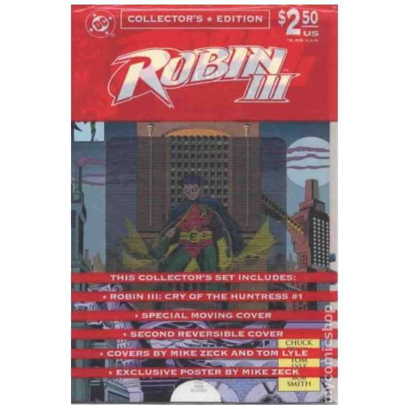 Robin III: Cry of the Huntress #1 Collector\'s Set in NM condition. DC comics [m{
