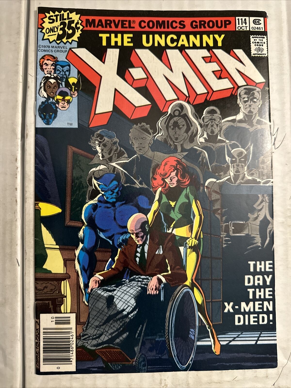 Uncanny X-Men #114 First time Uncanny appears above X-Men 1978 Marvel Newsstand