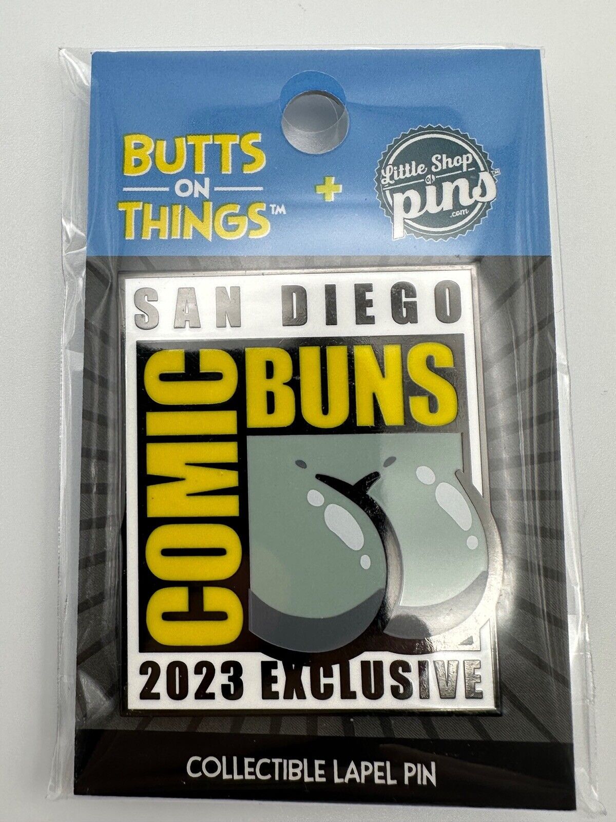 SDCC 2023 EXCLUSIVE Butts on Things “Eye” Logo Enamel Pin