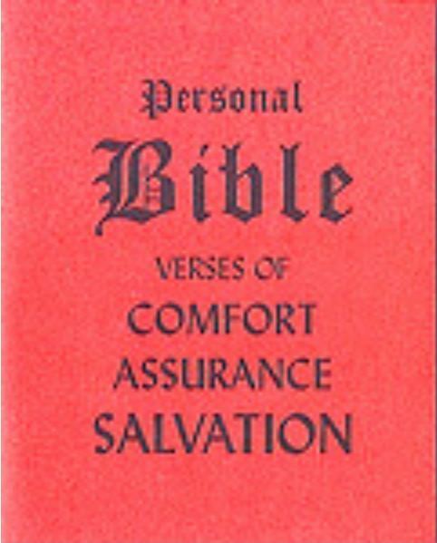 250 Personal Bible Verses of Comfort Assurance Salvation - Free FedEx 2nd Day 