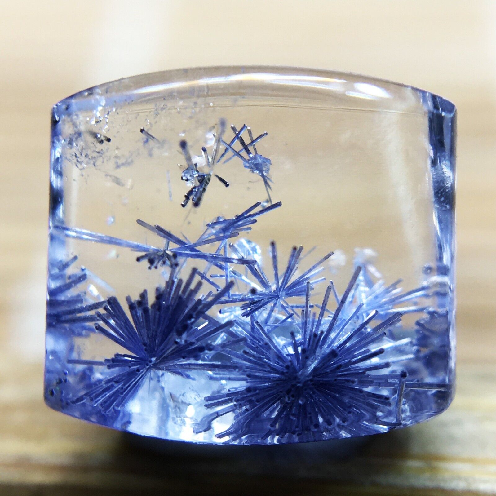 2.2Ct Very Rare NATURAL Beautiful Blue Dumortierite Crystal Polishing Specimen
