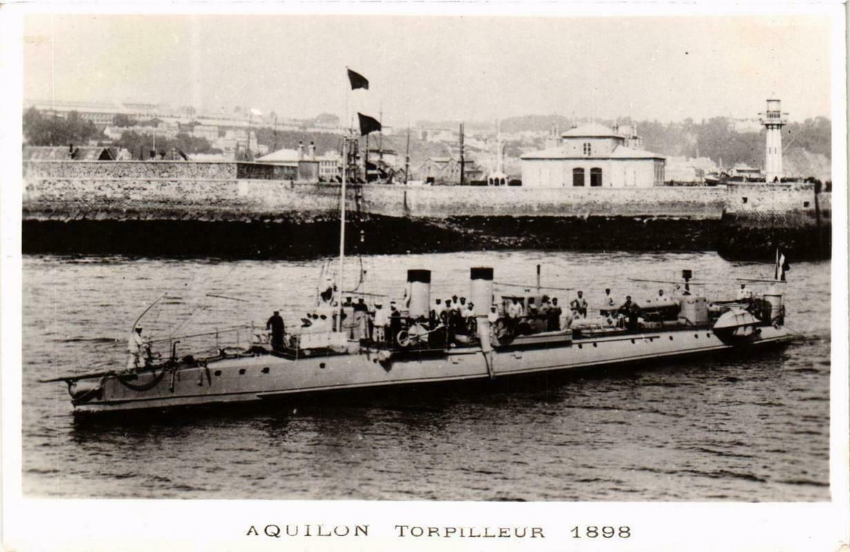 CPA AK Aquilon Torpedo Boat 1898 SHIPS (763777)