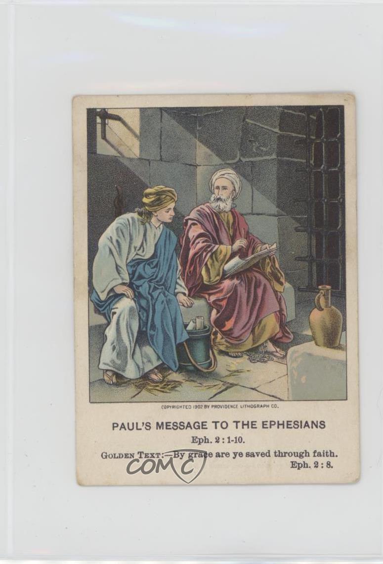 1878-1930 Little Pilgrim Lesson Pictures Paul's Message to the Ephesians 12up