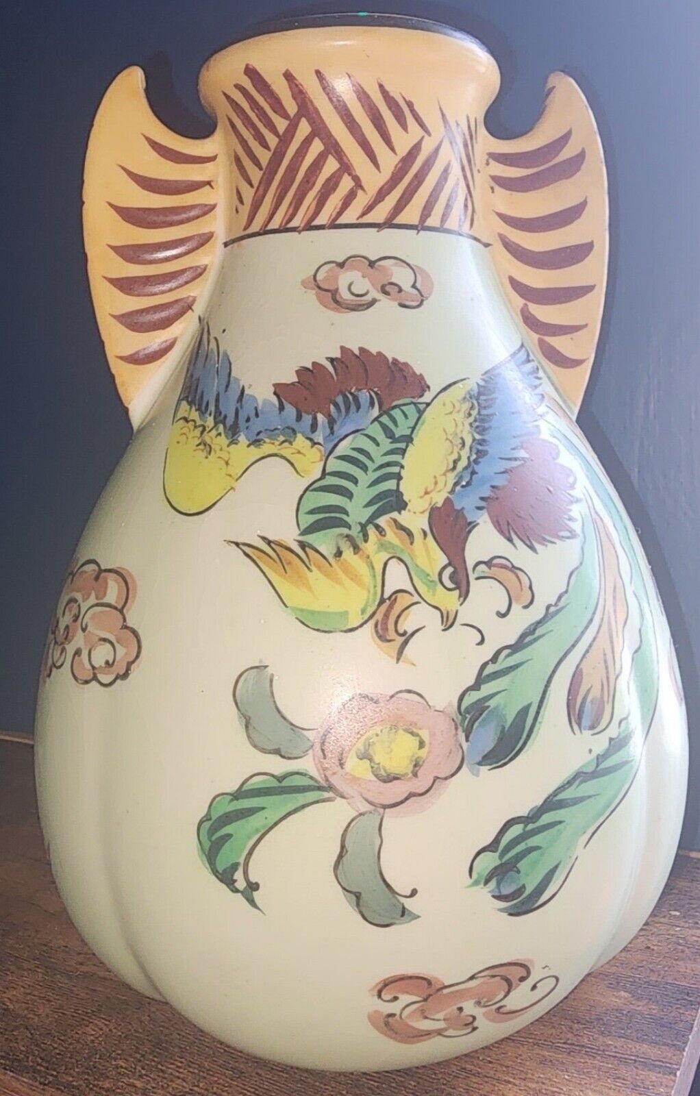 Antique Japanese Kutani Vase 
