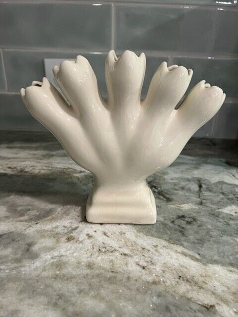 Vintage Leart USA Five Finger Bud Vase Tulip Design Number 412
