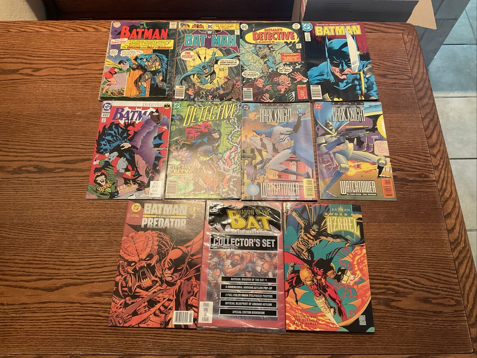 DC comic lot of 11, Batman Mix, 1879-1994 VG-Fine