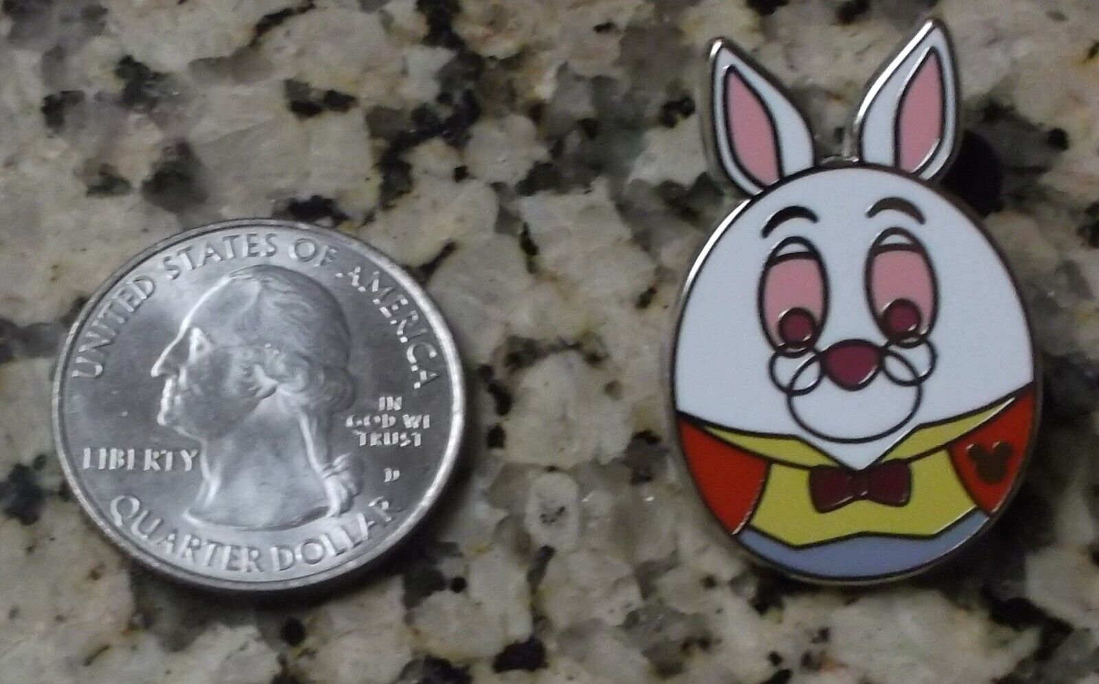 Disneyland Hidden Mickey Alice In Wonderland White Rabbit Egg Pin 2020