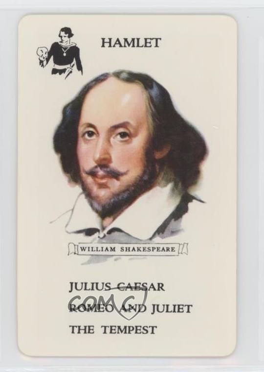 1900s Unknown Authors Game Light Blue Back William Shakespeare (Hamlet) 0a2