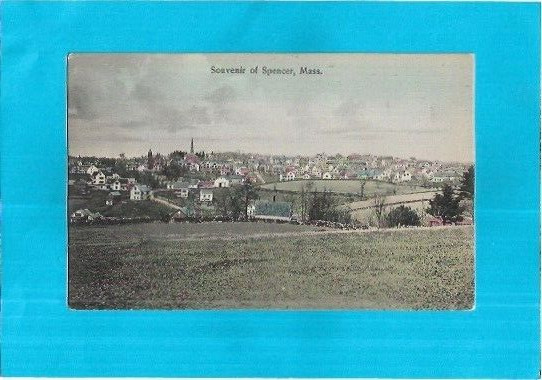 Vintage Postcard-Souvenir of Spencer, Massachusetts