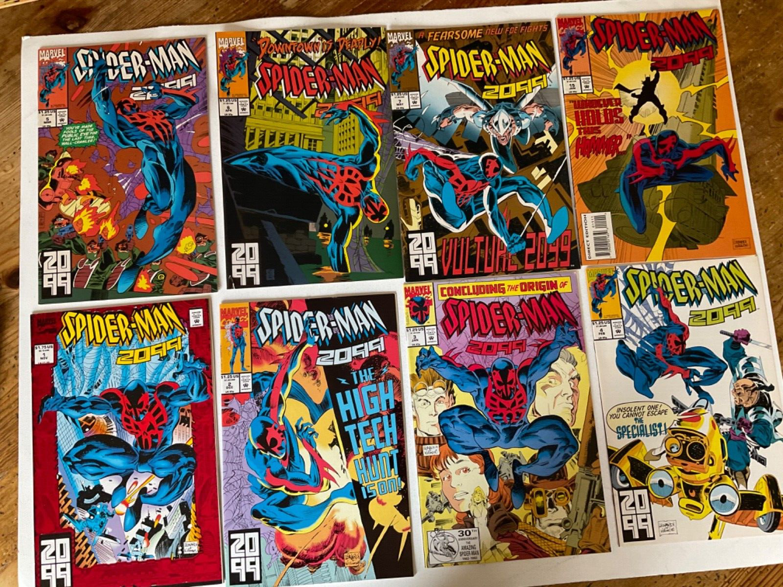 Lot of 8 Spider-Man 2099 # 1, 2, 3, 4, 5, 6, 7, 15 -Thor, Vulture, Specialist NM
