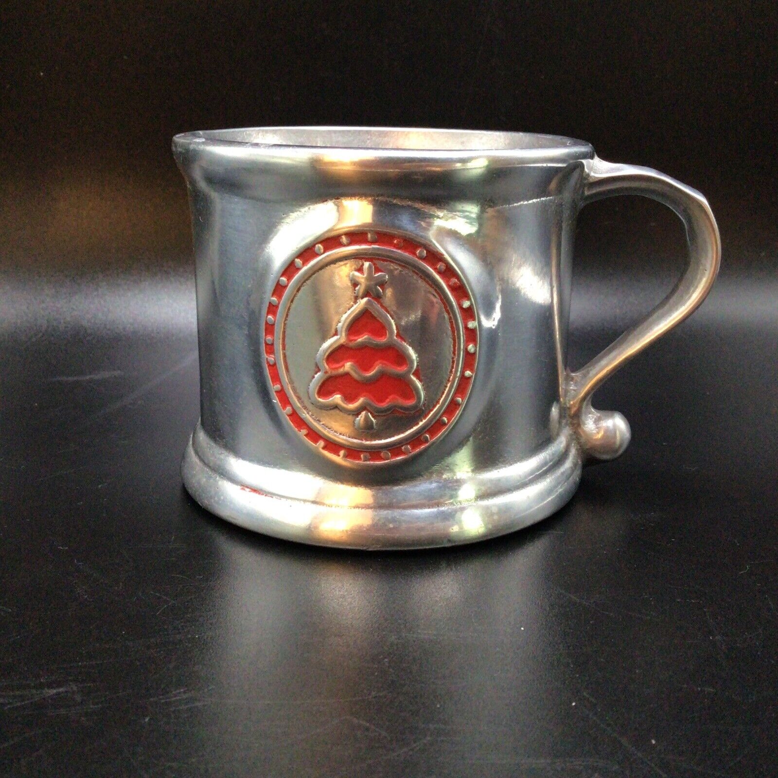 Vintage RWP Wilton Armetale Pewter Tavern christmas tree Mug no ceramic insert