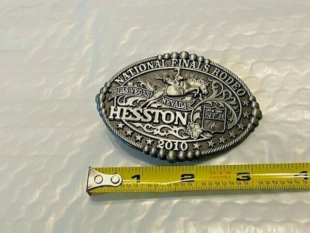 Vintage Belt Buckle - 2010 Hesston National Finals Rodeo