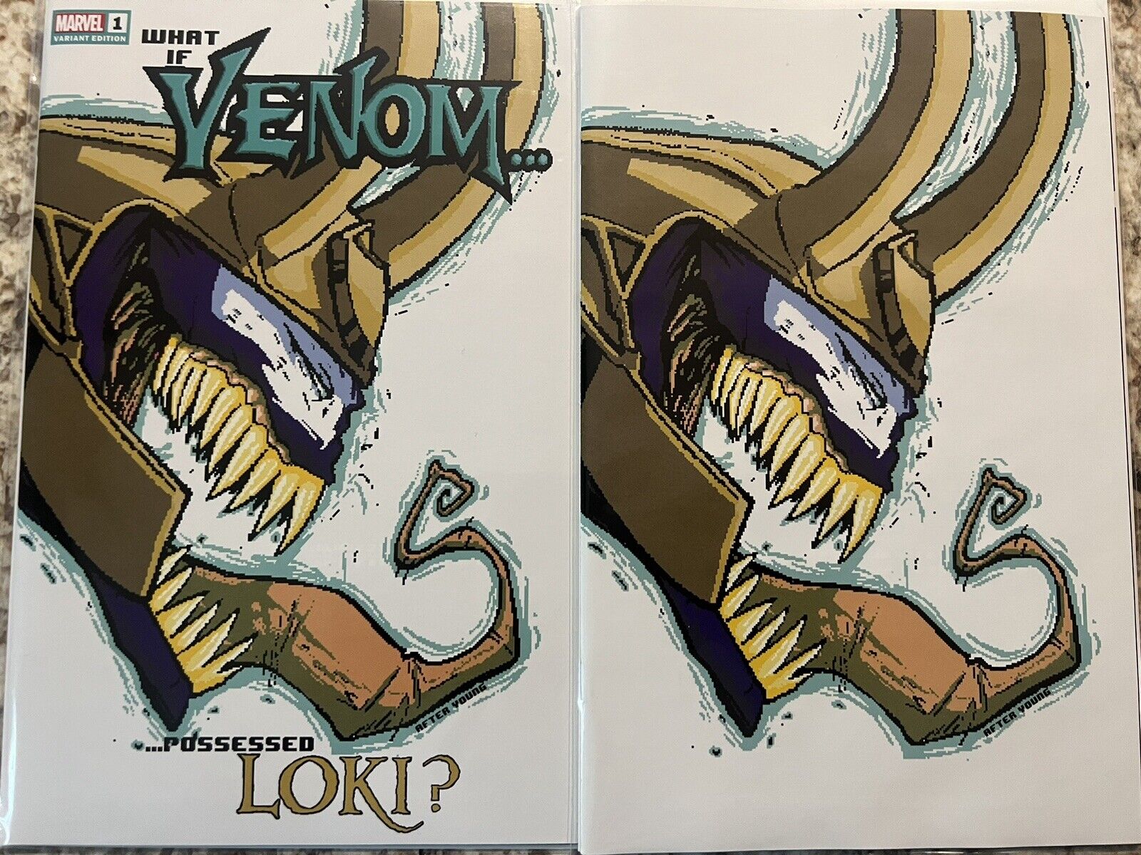 What If Venom #1 Matthew Waite Loki Variant Cover Set (A&B) Marvel Comics 2024