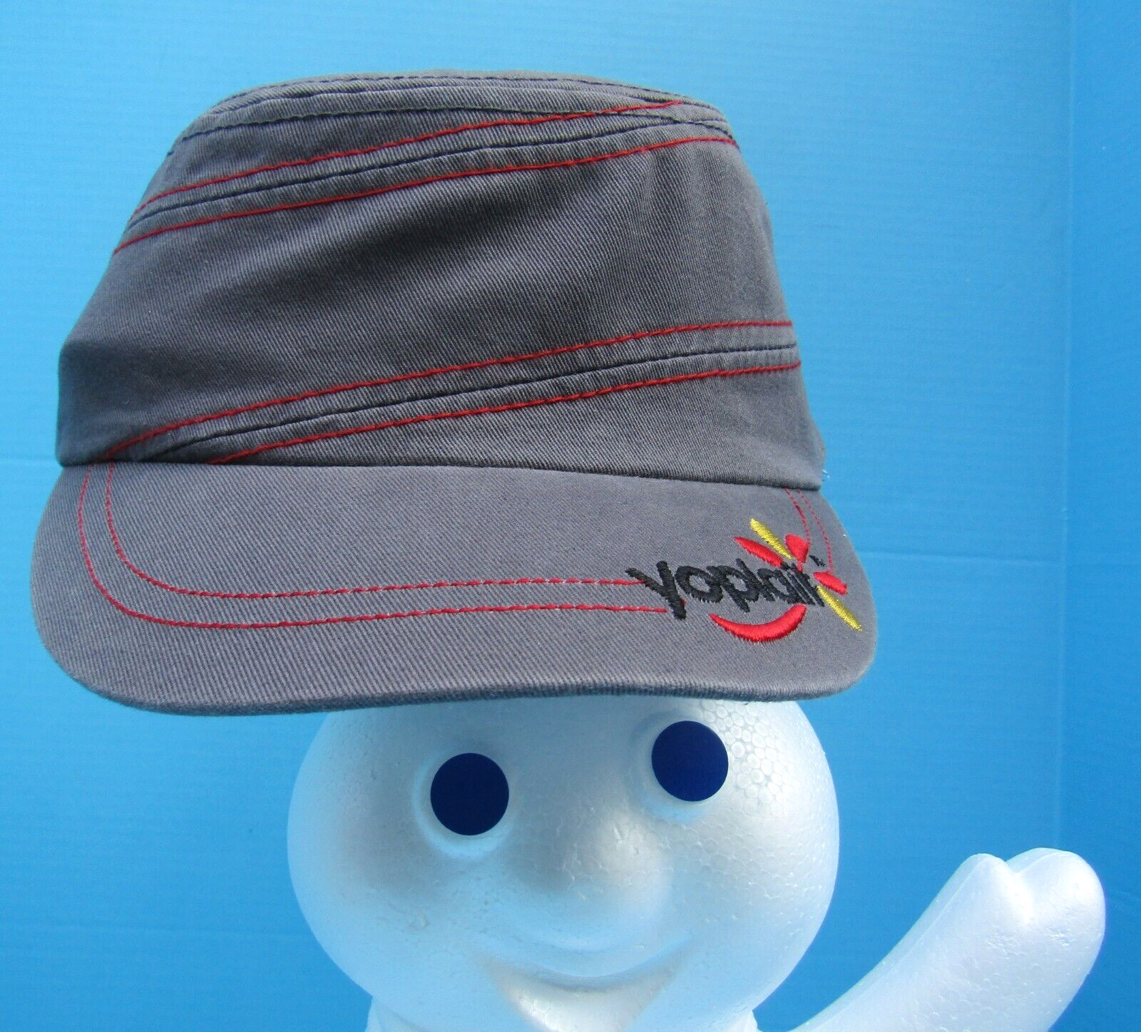 FS NEW YOPLAIT GRAY DENIM CAP / HAT by General Mills - 2012 - One Size Fits All