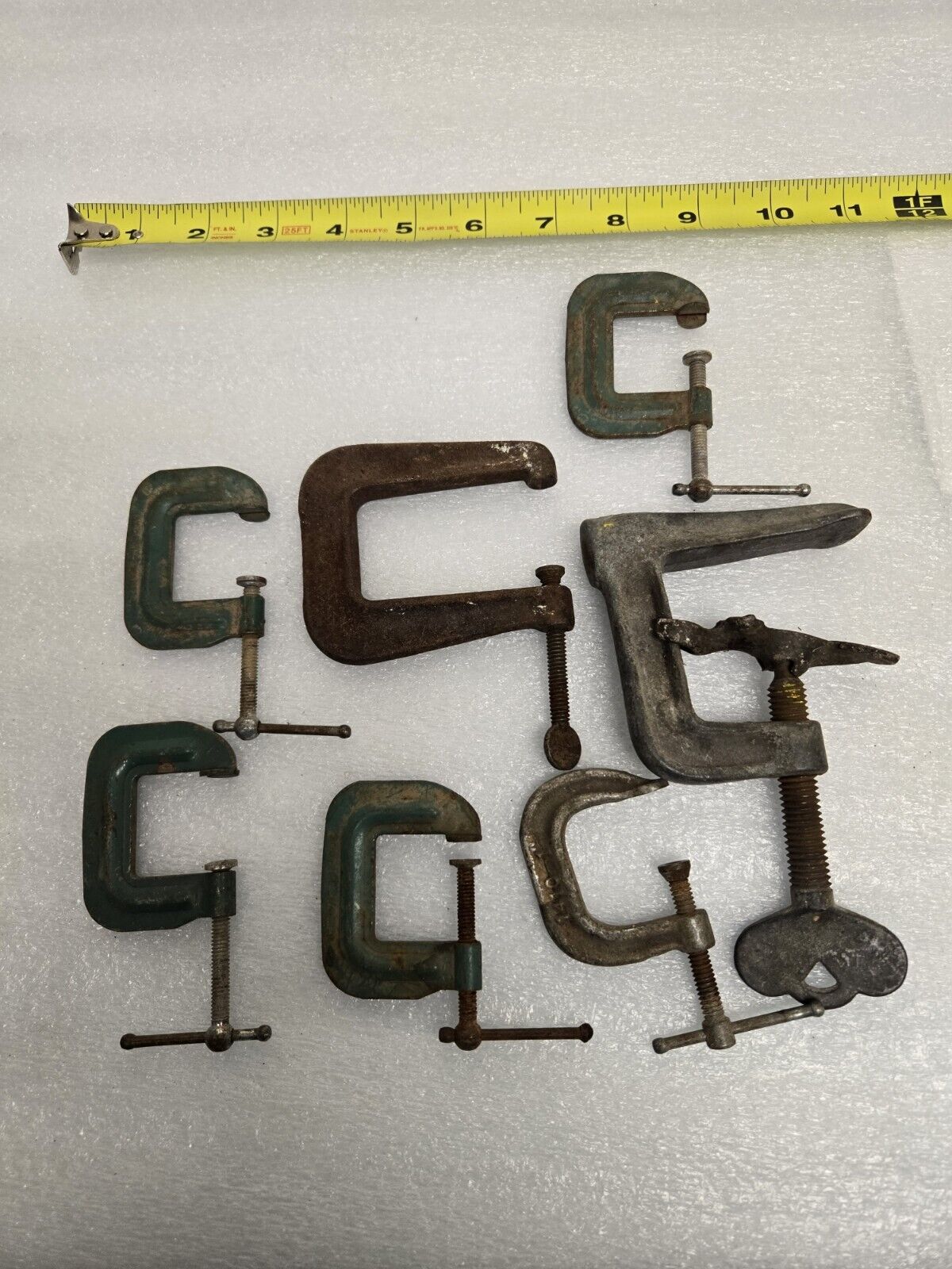 Vintage C Clamp Lot Small 