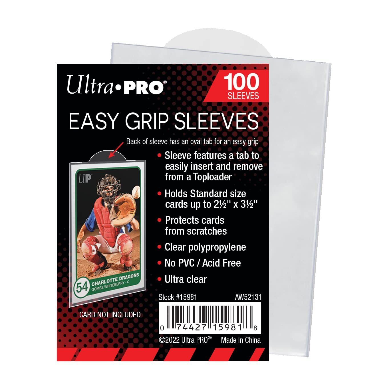 Ultra PRO - Easy Grip Card Protector Sleeves 2-1/2\