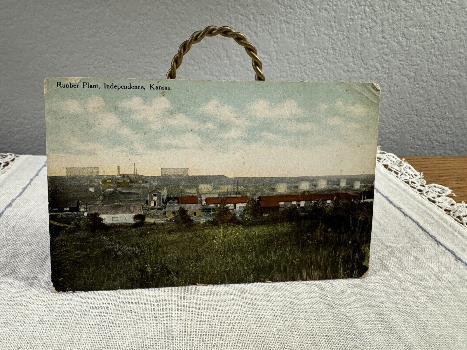 Rubber Plant , Independence, Kansas Postcard