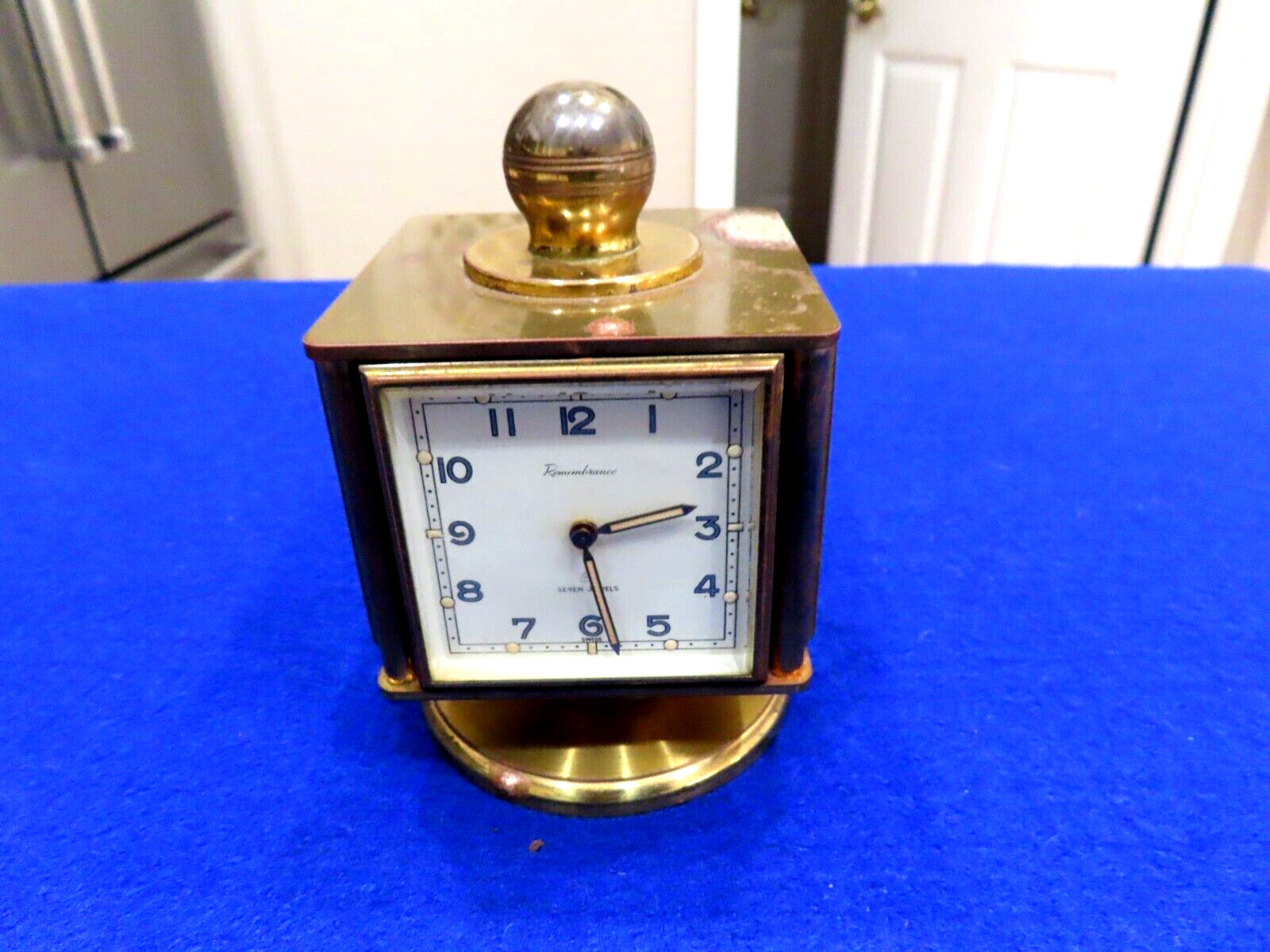 Vintage Veranderlich Clock Barometer Thermometer Hydrometer Swiss Made Station