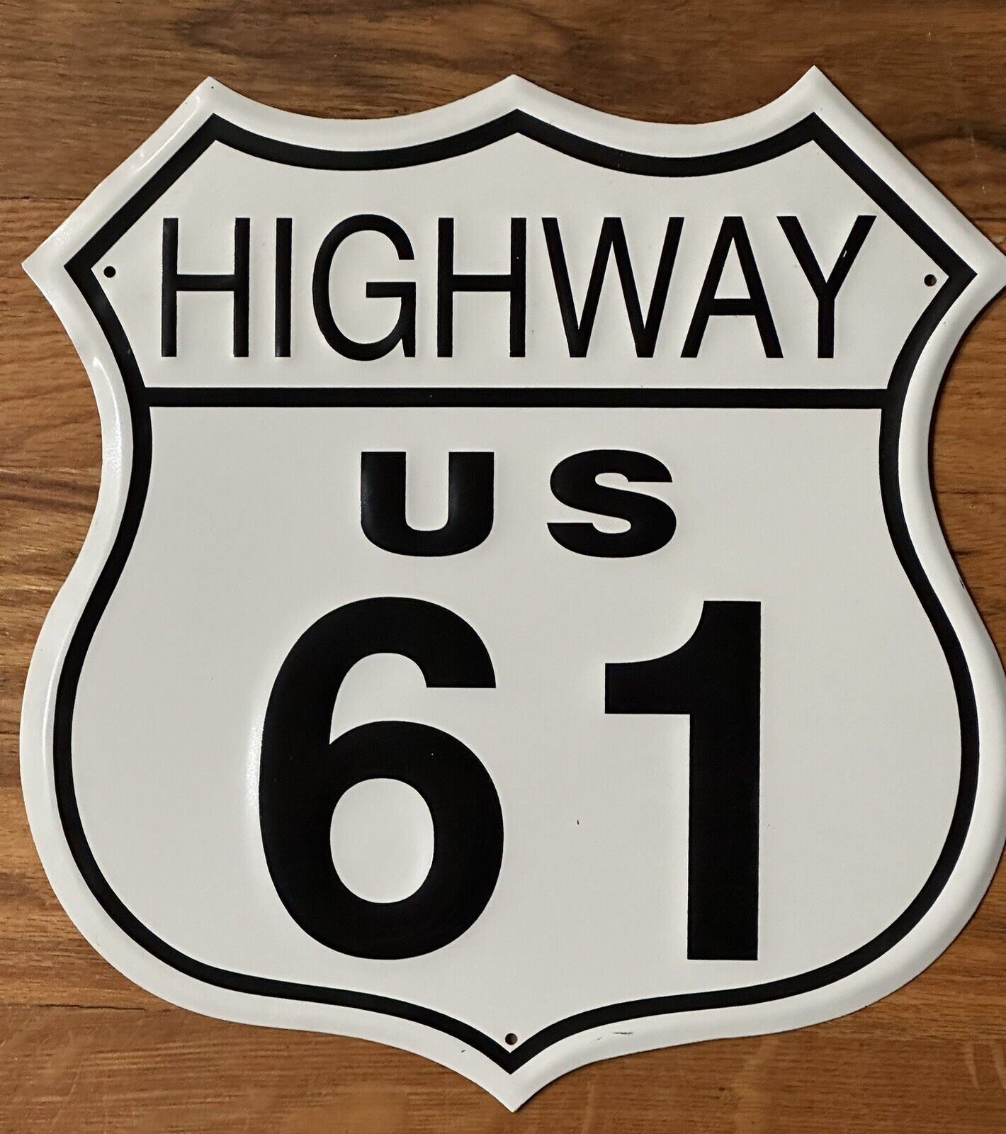 Highway 61 Metal Sign Bob Dylan Road Sign