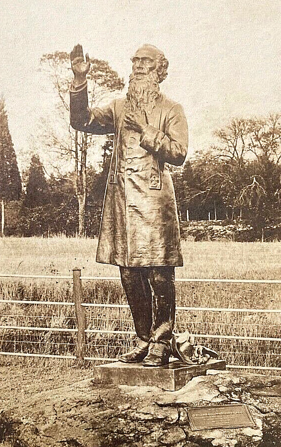 CIVIL WAR IRISH BRIGADE FATHER WILLIAM CORBY GETTYSBURG MONUMENT - TIPTON PHOTO