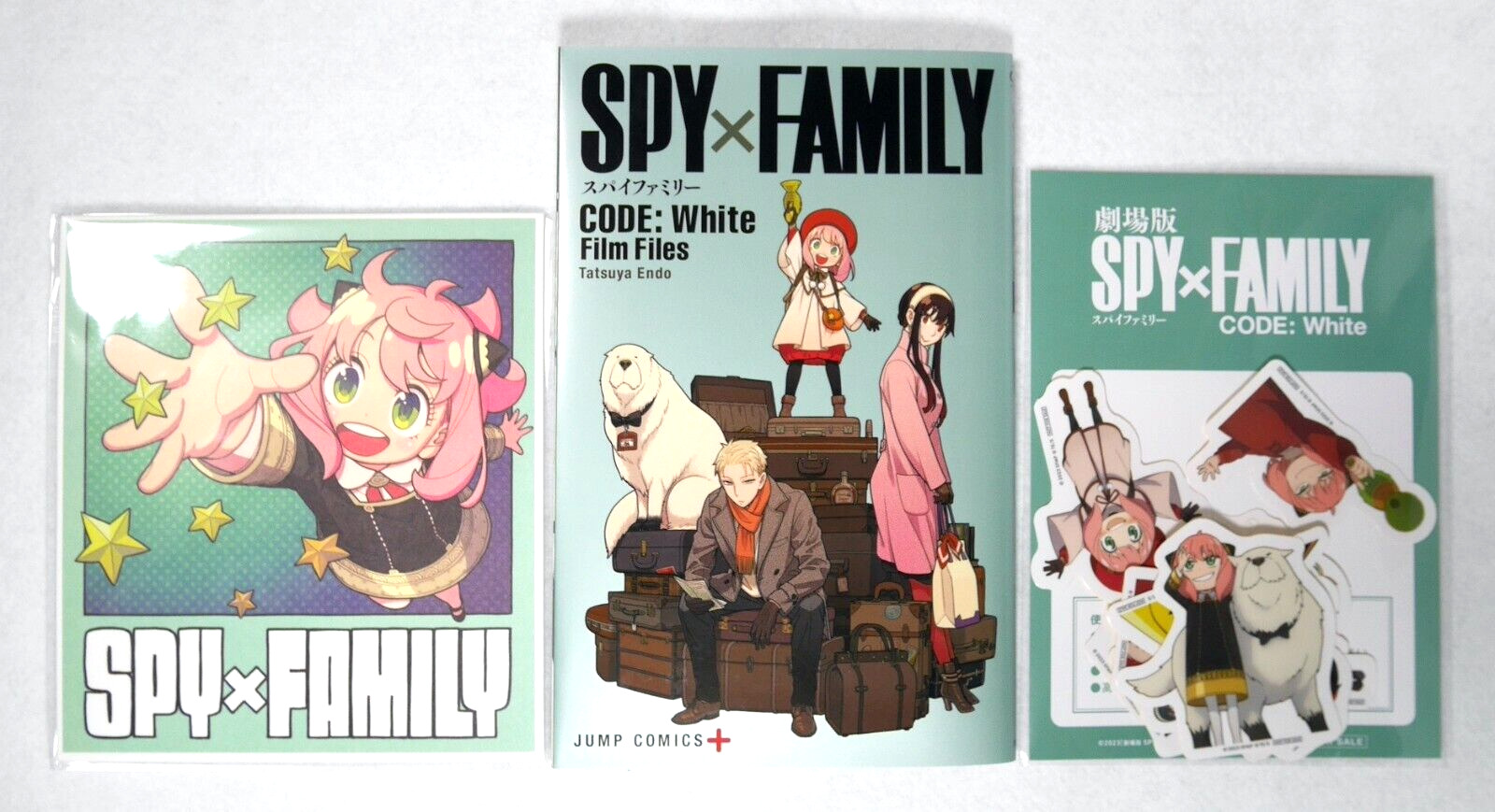 SPY FAMILY CODE White Movie theater Visitor bonus Comics Card Sticker Japan Used