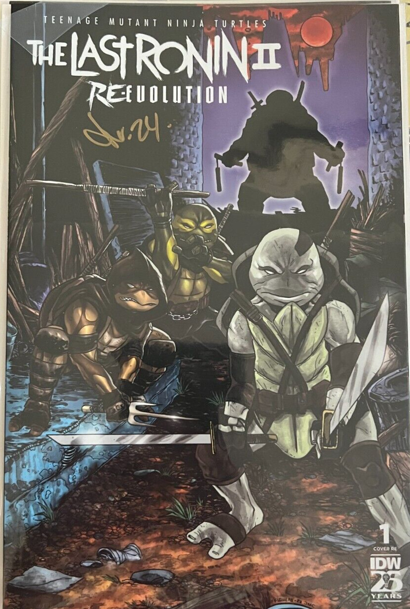TMNT The Last Ronin II Re-Evolution #1 Signed By Jason Flowers Cover 2024 EB200