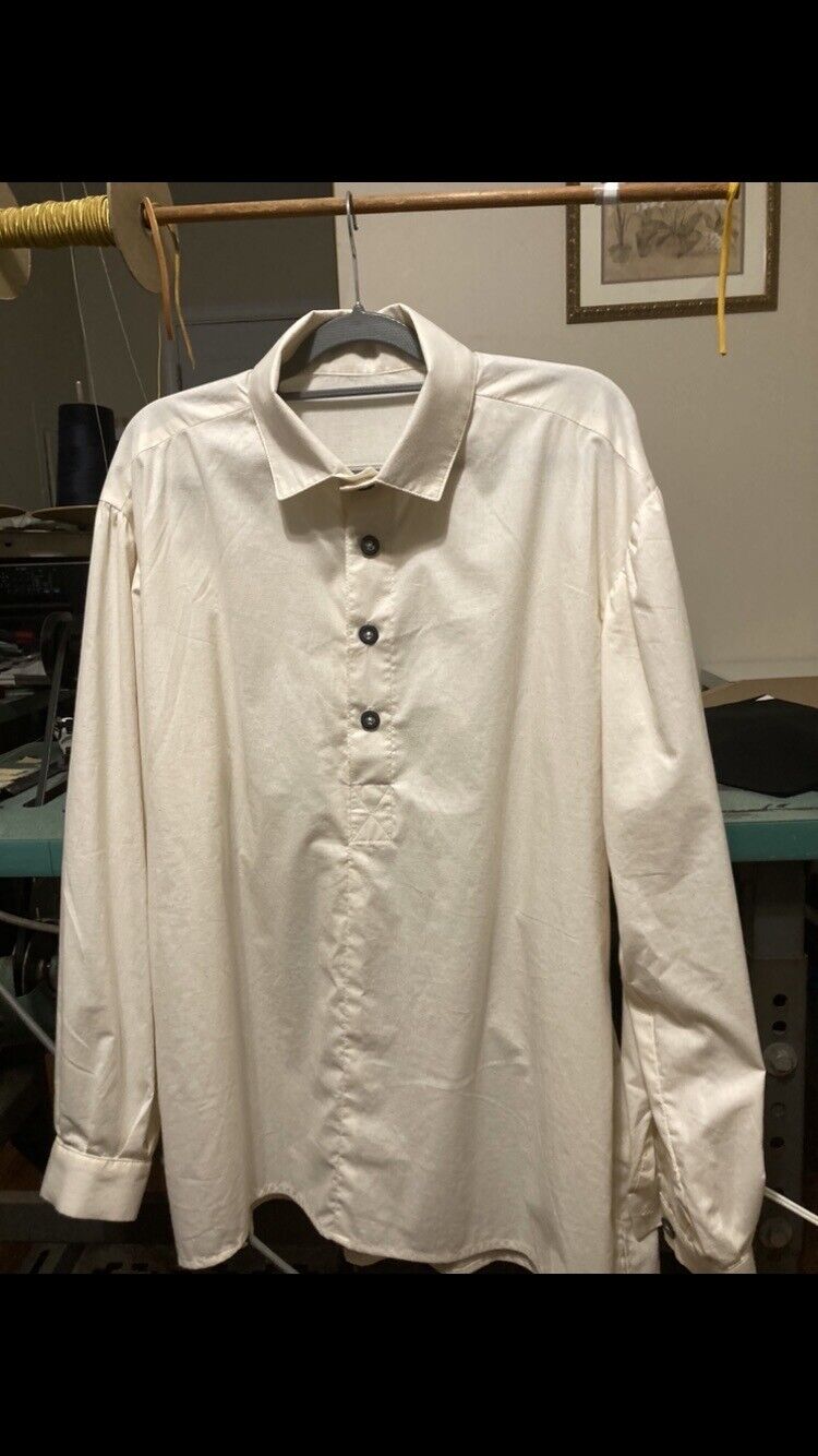 civil war reenactment reproduction uniforms Muslin shirt Large
