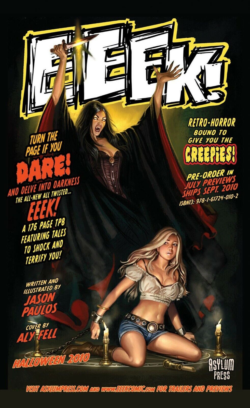 EEEK The anthology of horror and terror comics by Jason Paulos Vintage horror