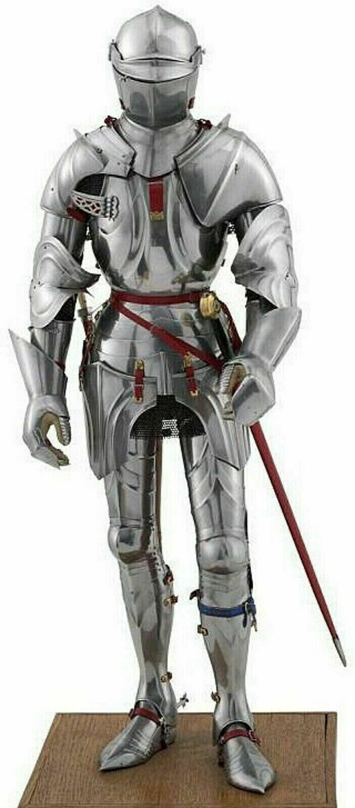 Medieval Gothic Wearable Knight Suit Of Armor Crusader Combat Full Body Armour
