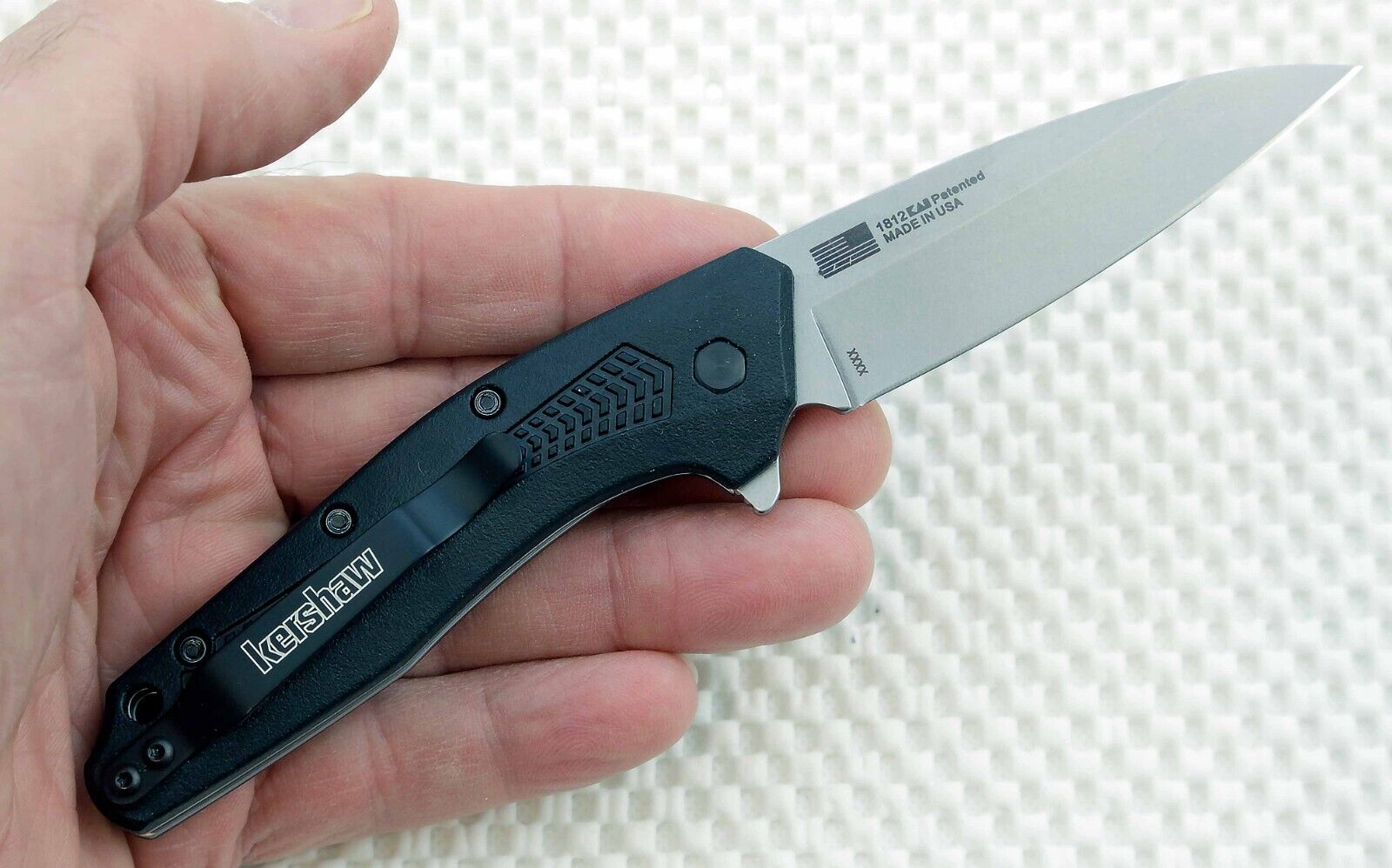 Kershaw  1812 Dividend USA Assisted Opener Discontinued NEW Blem