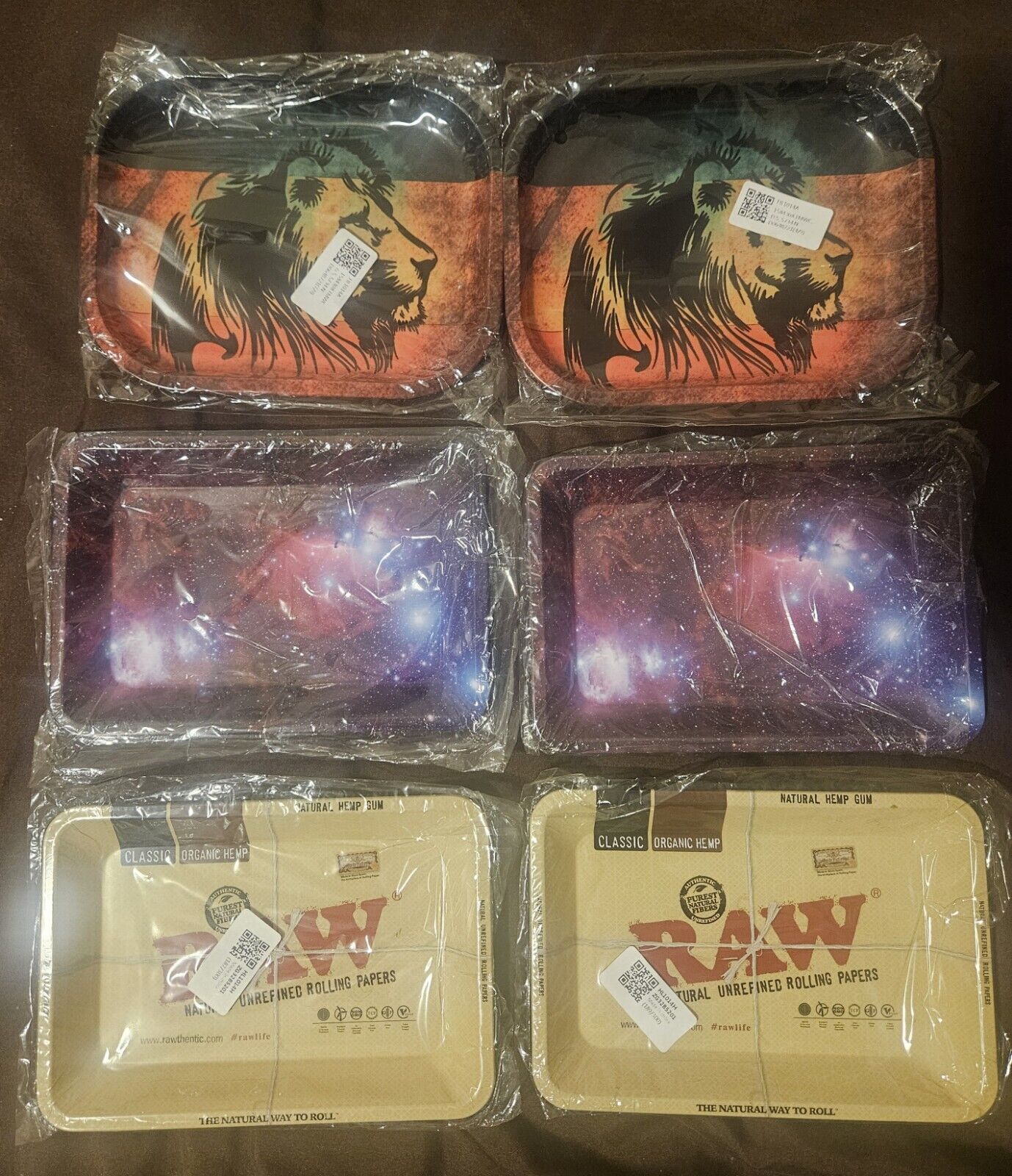 Rolling Trays 7X5 Lot Of 6