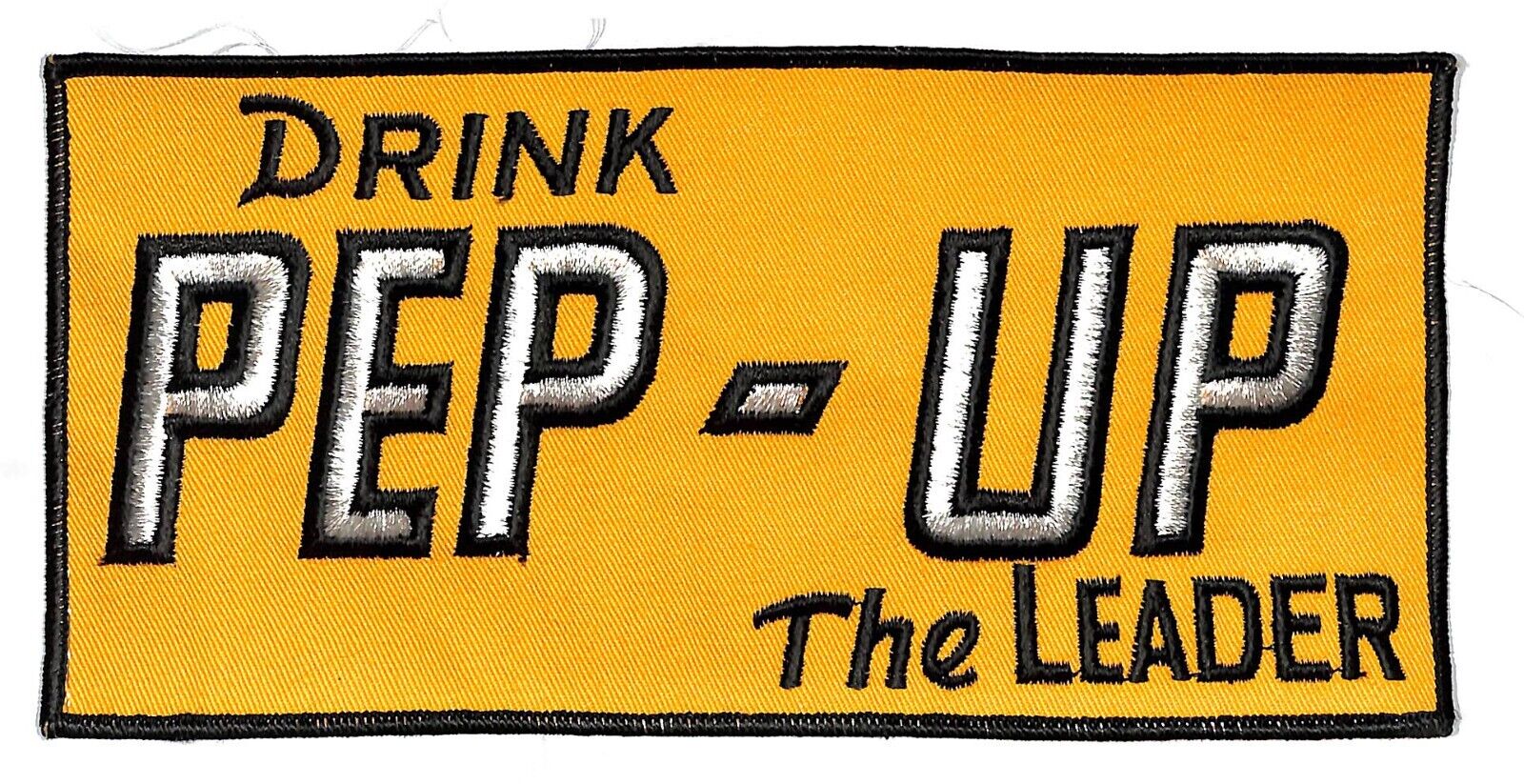 PEP-UP Large Embroidered Soda Patch c1950\'s-60\'s VGC Scarce