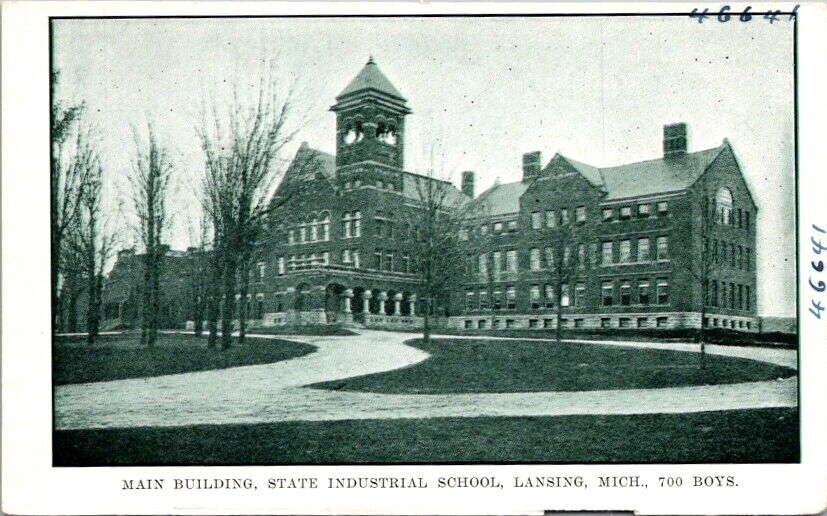 Postcard State Industrial Reform School Lansing Michigan MI c.1901-1907     R657