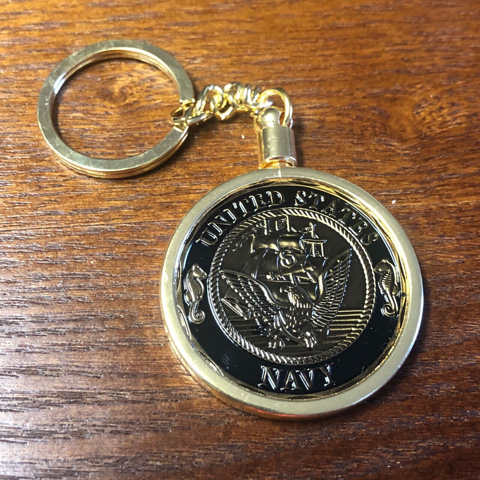 US Navy Shellback Challenge Coin Keychain