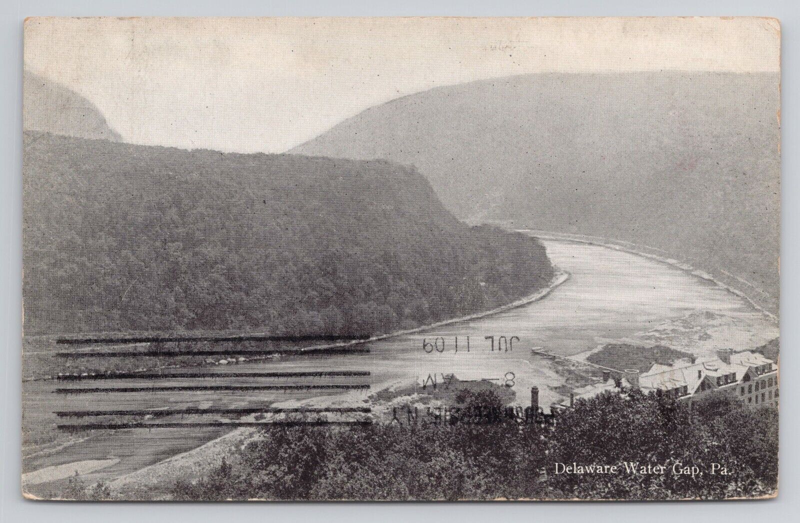 Delaware Water Gap Pennsylvania c1910 Antique Postcard