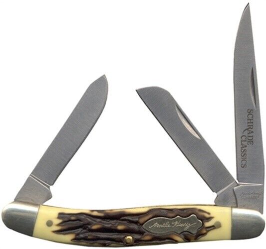 Schrade Signature Premium Stock Pocket Knife,No 897UH,  Taylor Cutlery Ltc