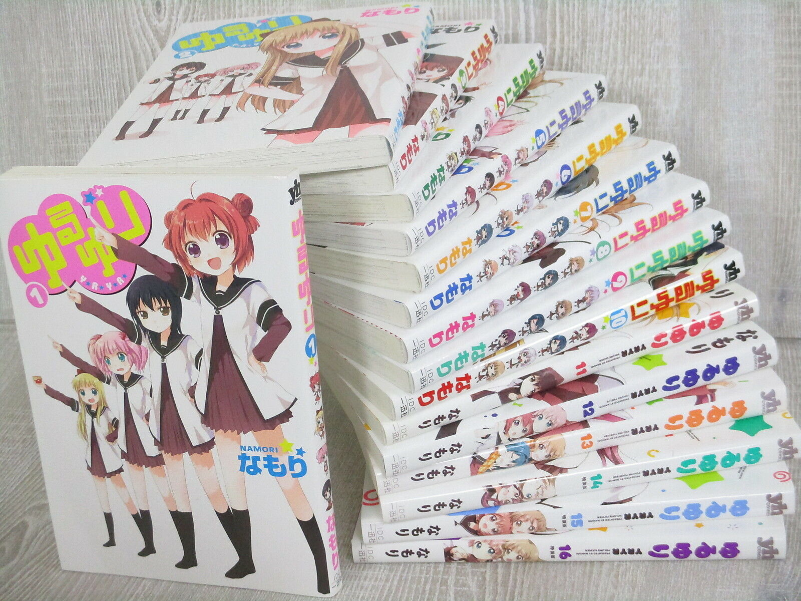 YURU YURI Yuruyuri Manga Comic Set 1-16 NAMORI Japan Book IC*