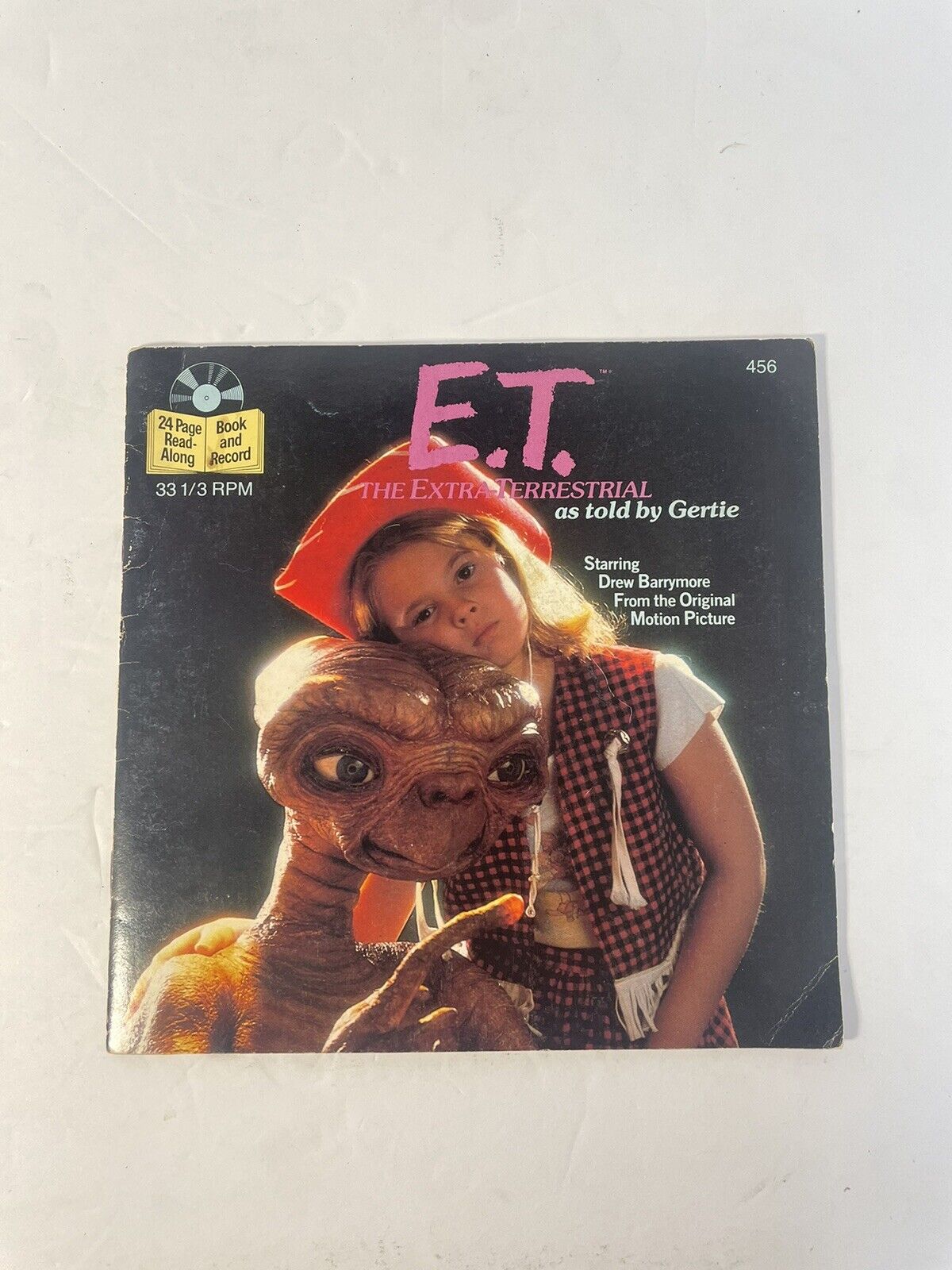 E.T. The Extra-Terrestrial 24 page Read Along Book and Record 1982 Universal