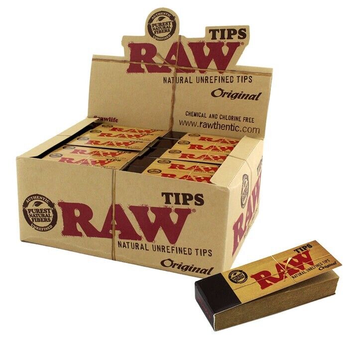 RAW ORIGINAL TIPS FULL BOX OF 50 PACKS WITH 