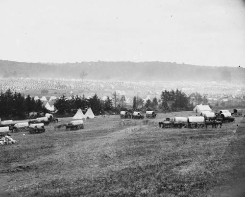 Federal Encampment on Pamunkey River Cumberland Landing 1862 - New 8x10 Photo