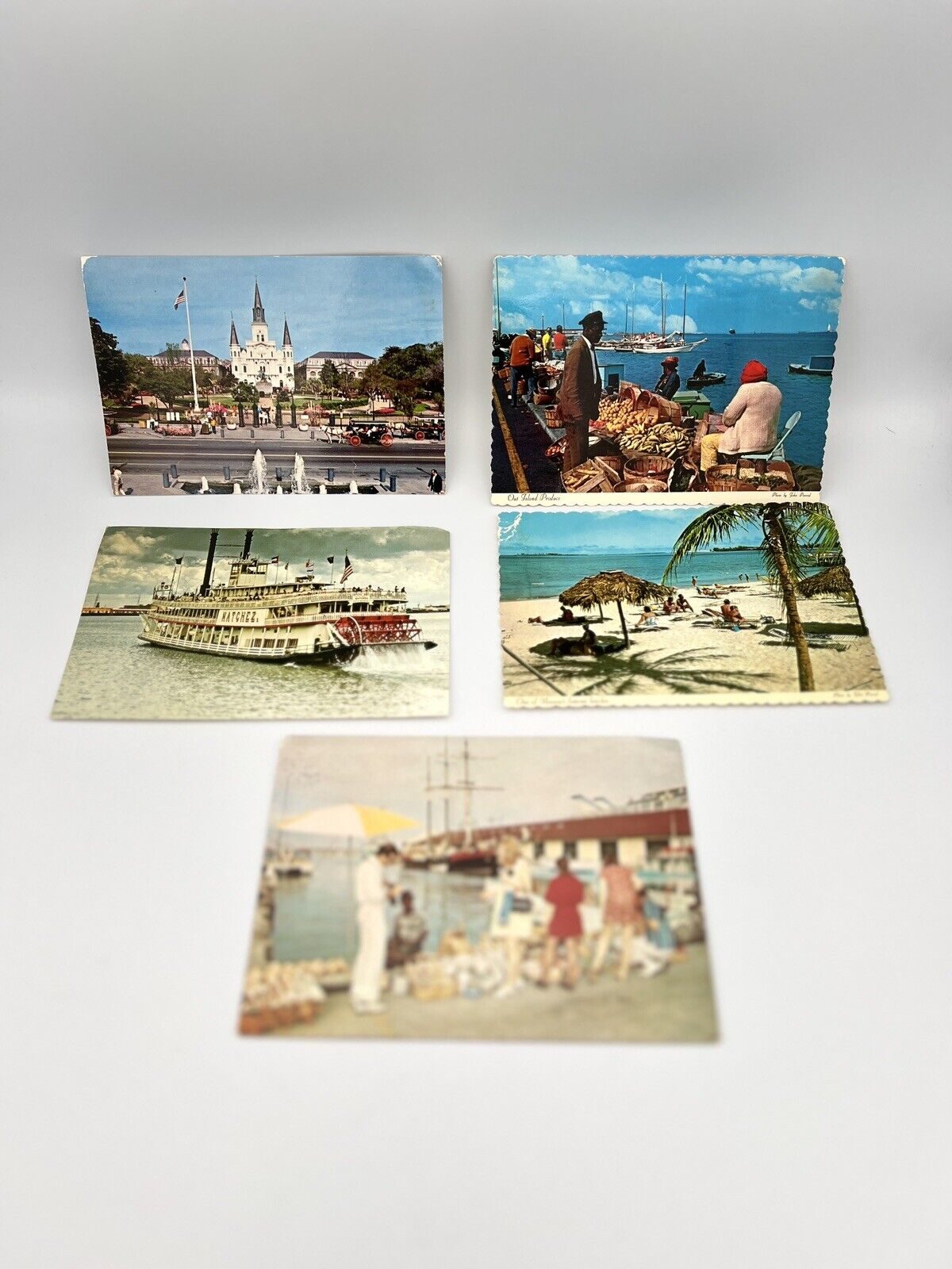 16 Vintage Postcards (60s-80s) Bahamas, NOLA, Monuments, Beaches, Monuments