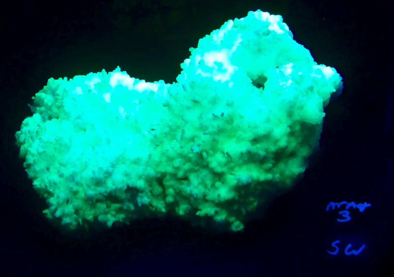 Fluorescent Aragonite Crystals Large Specimen from Mexico Arag3 Home Decor