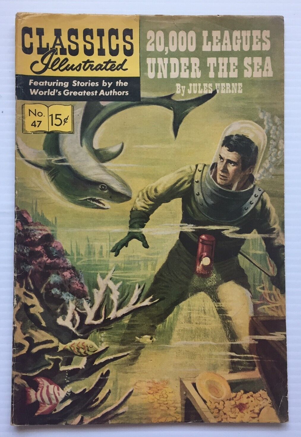 CLASSICS ILLUSTRATED #47 (1964) 20,000 LEAGUES UNDER THE SEA by Jules Verne