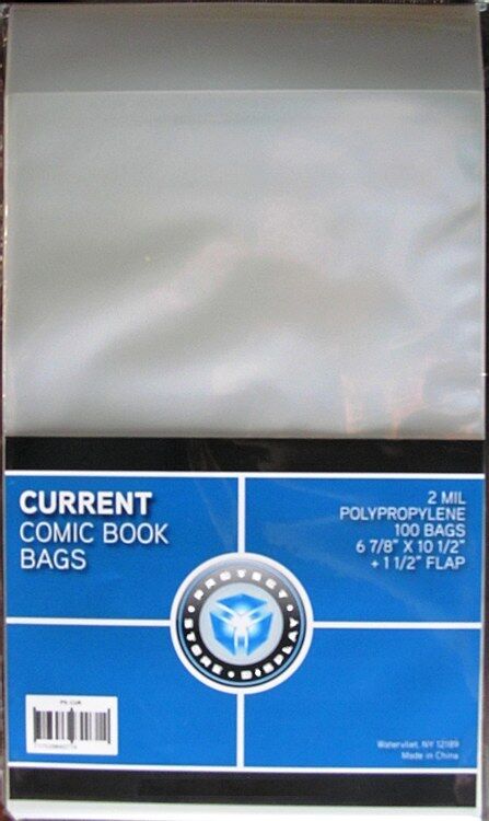 1000 New CSP CURRENT/MODERN Comic Book Archival Poly Bags- 6 7/8 X 10 1/2